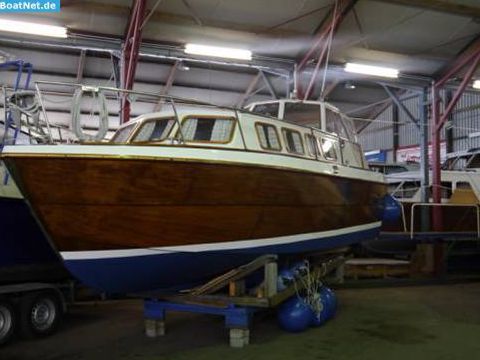 Eigenbau Motoryacht-Yacht Mahagoni Liebhaberstück