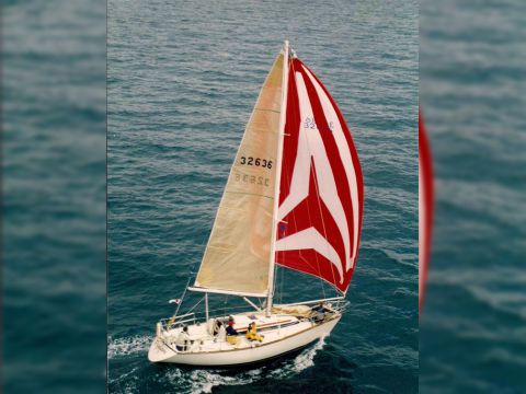 34 foot sailing yacht