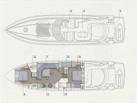 Kjøpe 2002 Sunseeker Predator 68
