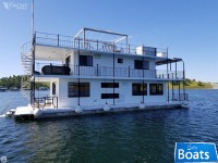 Custom 20 X 54 Lake Mcclure 2-Story Houseboat