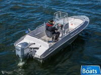 Silver Alufibre Boats - Aluminium Hawk Center Console