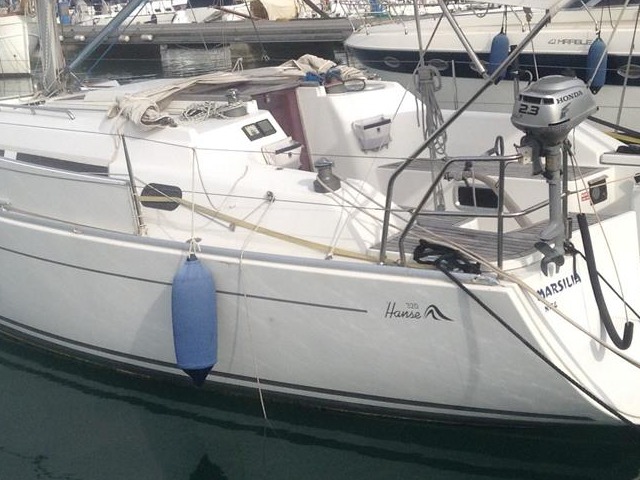 Яхта Hansa 47 2008 кокпит