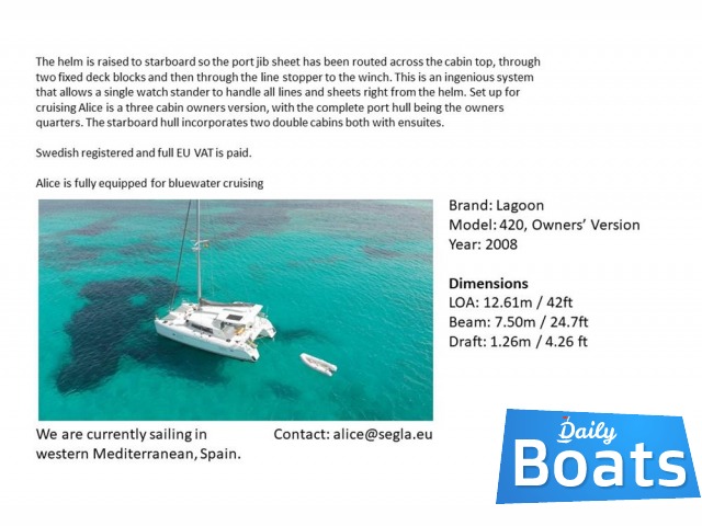 Buy 2008 Lagoon 420