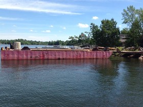 1990 Commercial Boats 60' X 16' X 6' Steel Deck Barge With Ramps. Spud Wells And Spuds til salgs