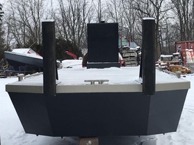 2021 Commercial Boats Steel Work Barge With Push Knees. Console And Spud Pockets