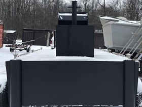 2021 Commercial Boats Steel Work Barge With Push Knees. Console And Spud Pockets
