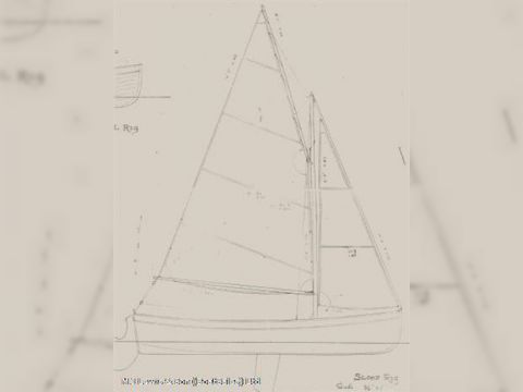  13Ft Wooden Sailing Dinghy.Iain Oughtred Design (