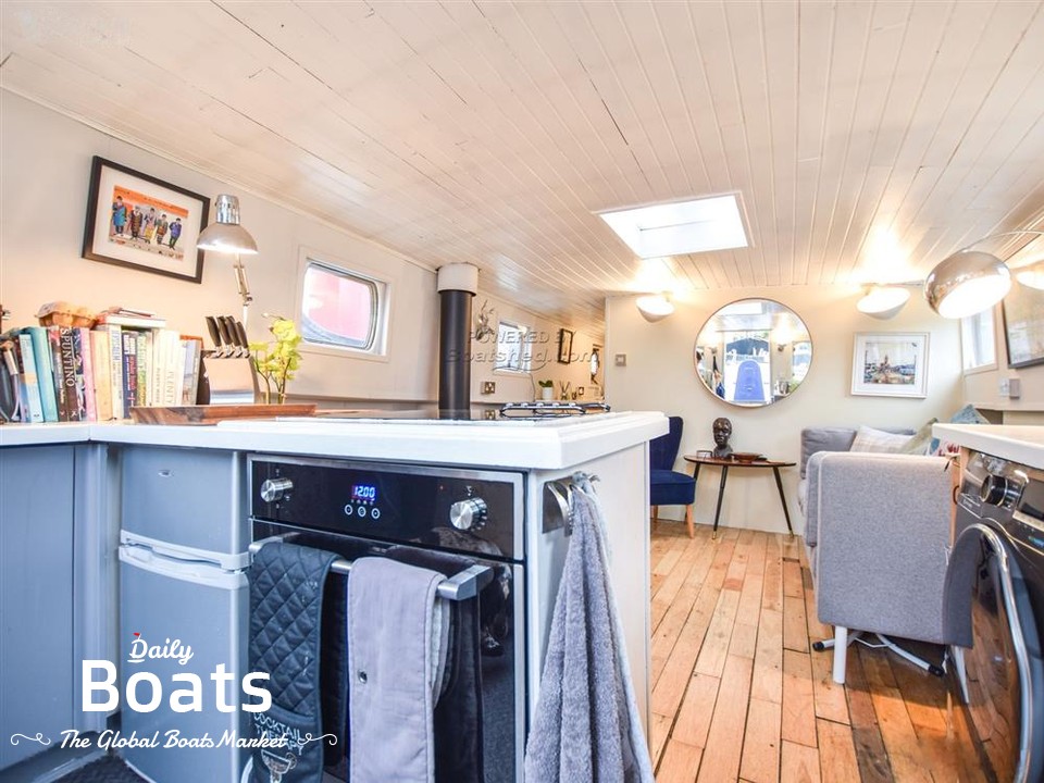 1909 Houseboat Dutch Barge 22M With London Mooring for sale. View price