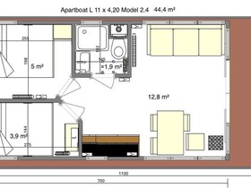 2020 La Mare Houseboats Apartboat zu verkaufen