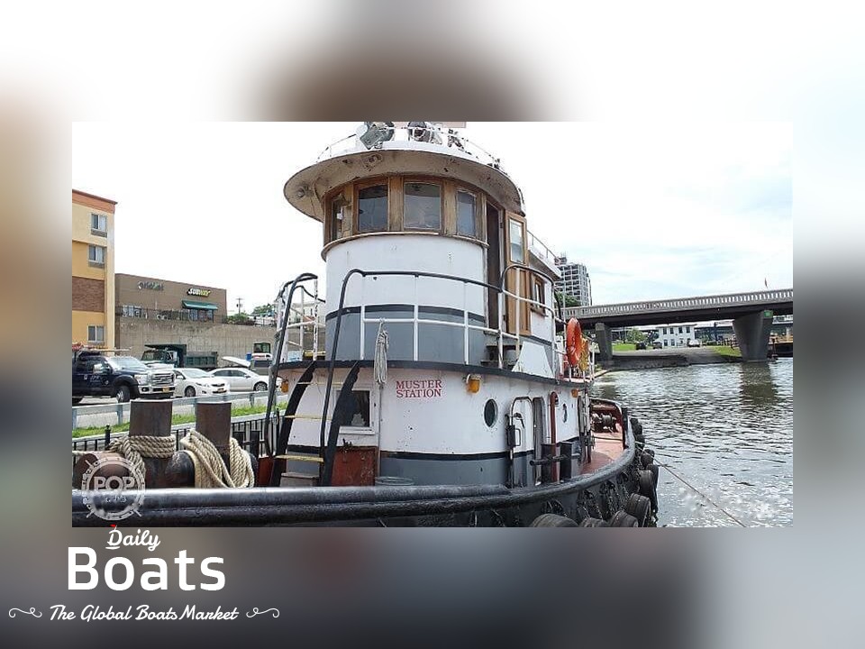 1964 Larose Louisiana 52' Steel Tug Boat for sale. View price, photos