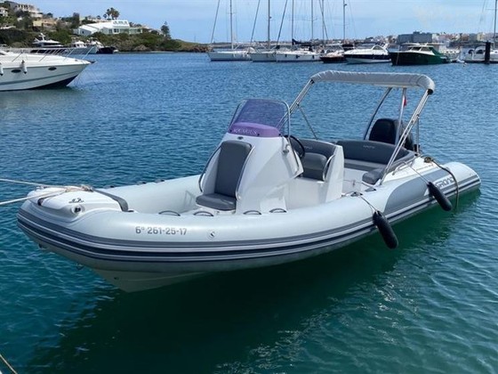 Rigid inflatable boats (rib) for sport