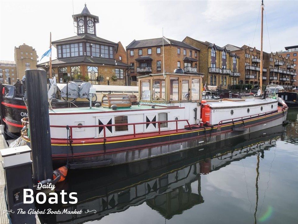 1927 Houseboat Dutch Barge Luxemotor 51Ft With London Mooring for sale