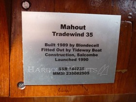 1989 Tradewind 35 till salu