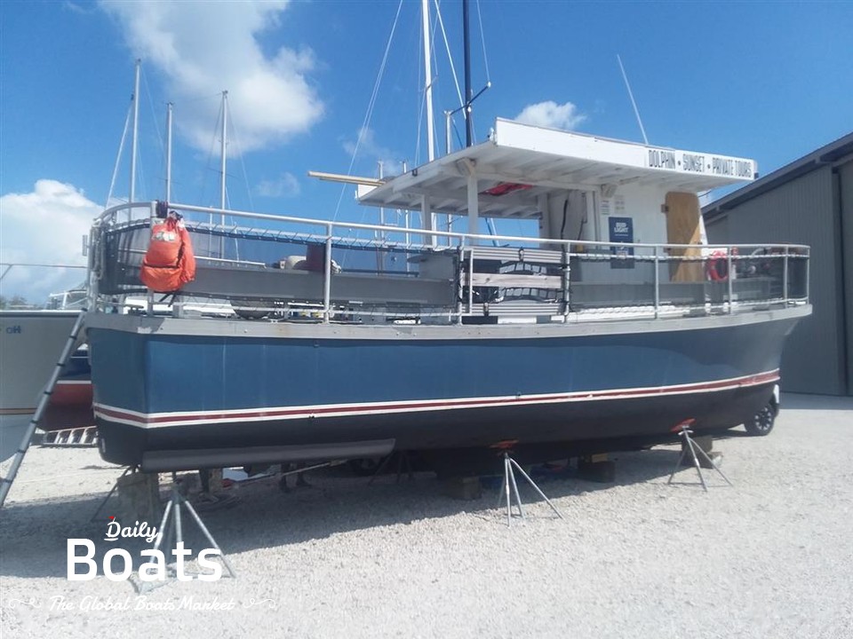 1964 1964 40 X 12 Converted Navy Launch Fiberglass 32 Passenger Vessel