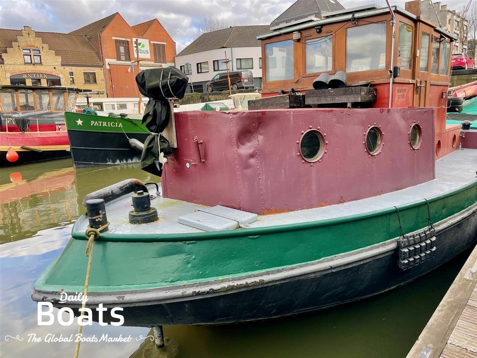 1947 Dutch Barge Converted Bunker Boat (Original Shell62) for sale