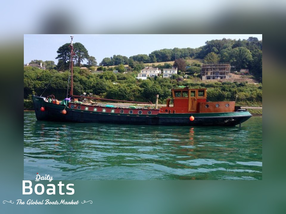 1947 Dutch Barge Converted Bunker Boat (Original Shell62) for sale