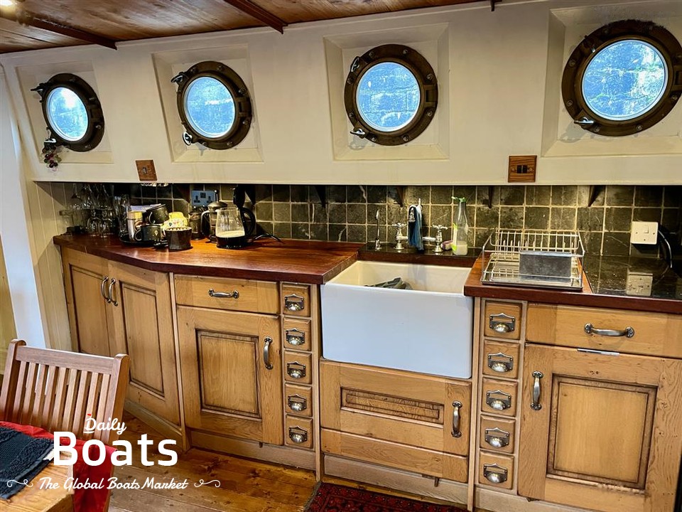 1947 Dutch Barge Converted Bunker Boat (Original Shell62) for sale