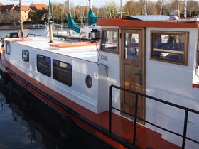 1925 60 Ft Traditional Dutch Motor Barge Sold Houseboat Liveaboard en venta