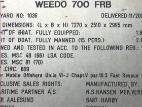 2004 Custom Weedo Rhib 700 Frb
