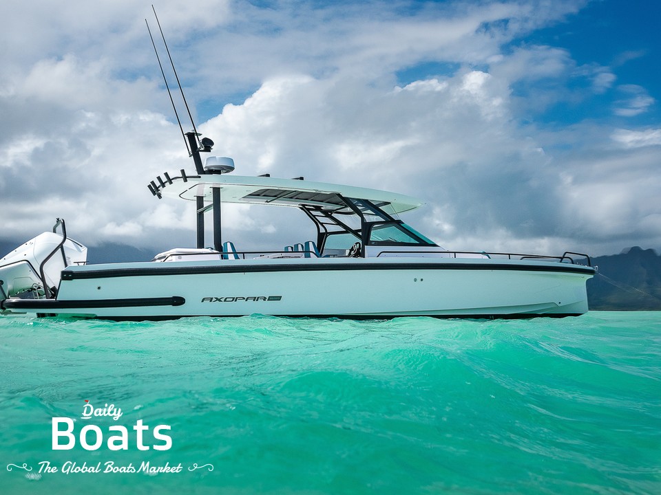 2021 Axopar 37 Sun Top Brabus Trim Wet Bar for sale. View price, photos