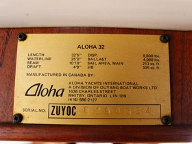 1984 Aloha 32 à vendre