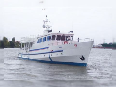Steel Barge Motor Yacht