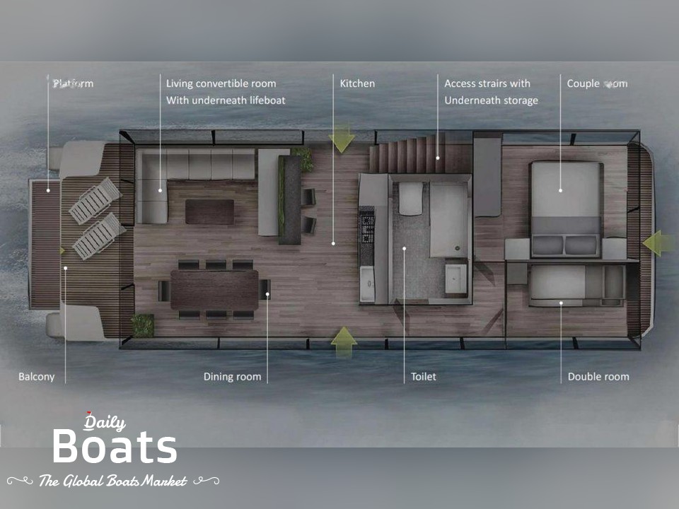 2022 Planus Nautica Aquadomus Catamaran House for sale. View price