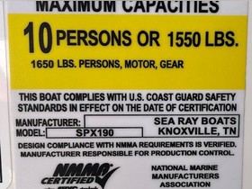 2020 Sea Ray Spx 190 eladó
