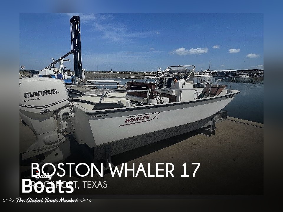 Telo Copribarca In Oxford Impermeabile Per Boston Whaler Montauk 17, Anni 1961-2026, Colore Blu, Con Cordino E Cinghie