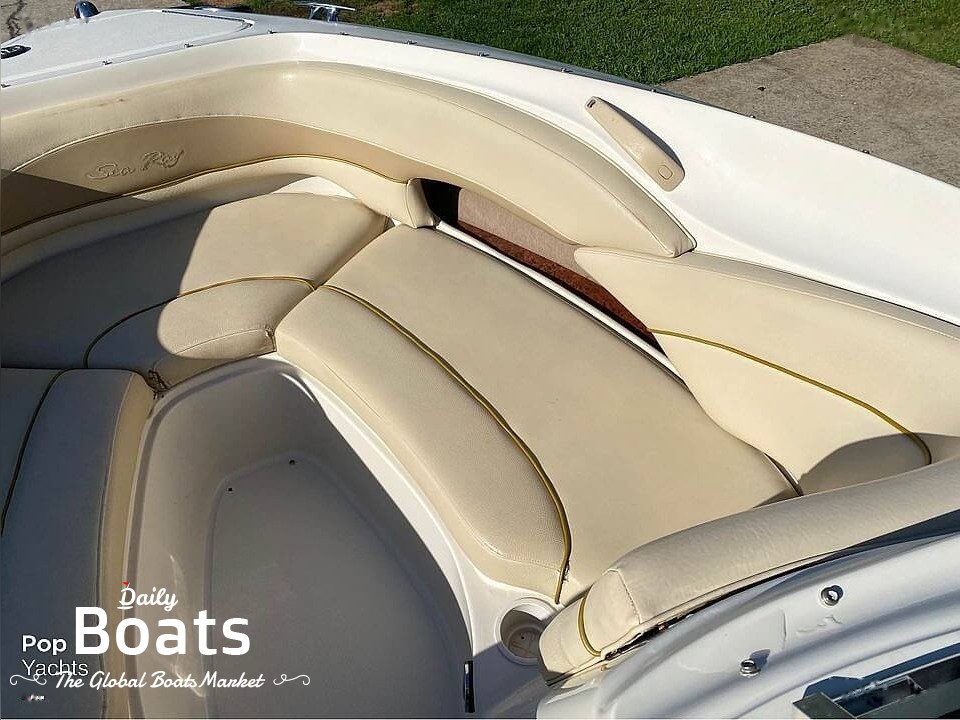Tapis De Pont Bateau Sea Ray 230 BR 2001 - Mousse EVA Imitation Teck (plate-forme/cockpit)
