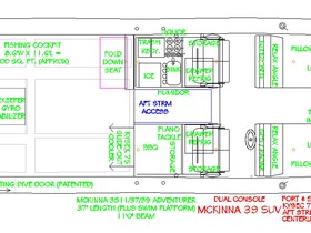 2021 McKinna 39 Suv Center Console for sale