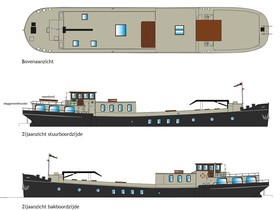 1929 Houseboat Luxemotor Waterloft Barge