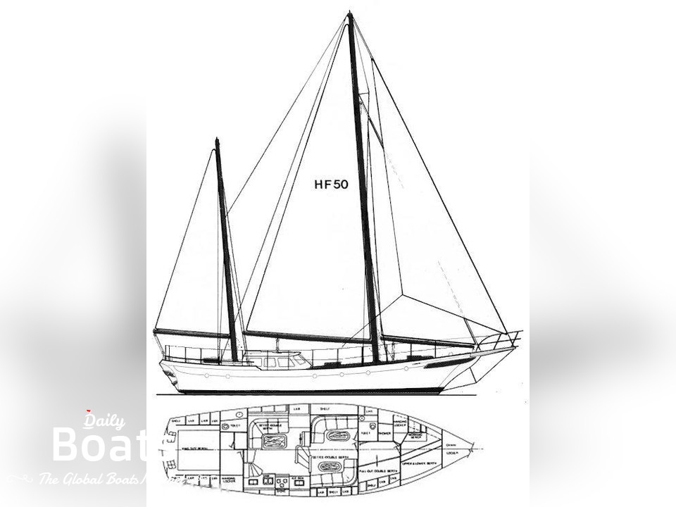 1973 Hudson Force 50 Ketch