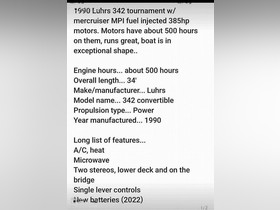 1990 Luhrs 342 Tournament προς πώληση