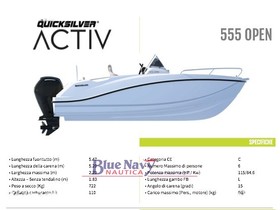 2022 Quicksilver Activ 555 Open Pronta Consegna! на продажу