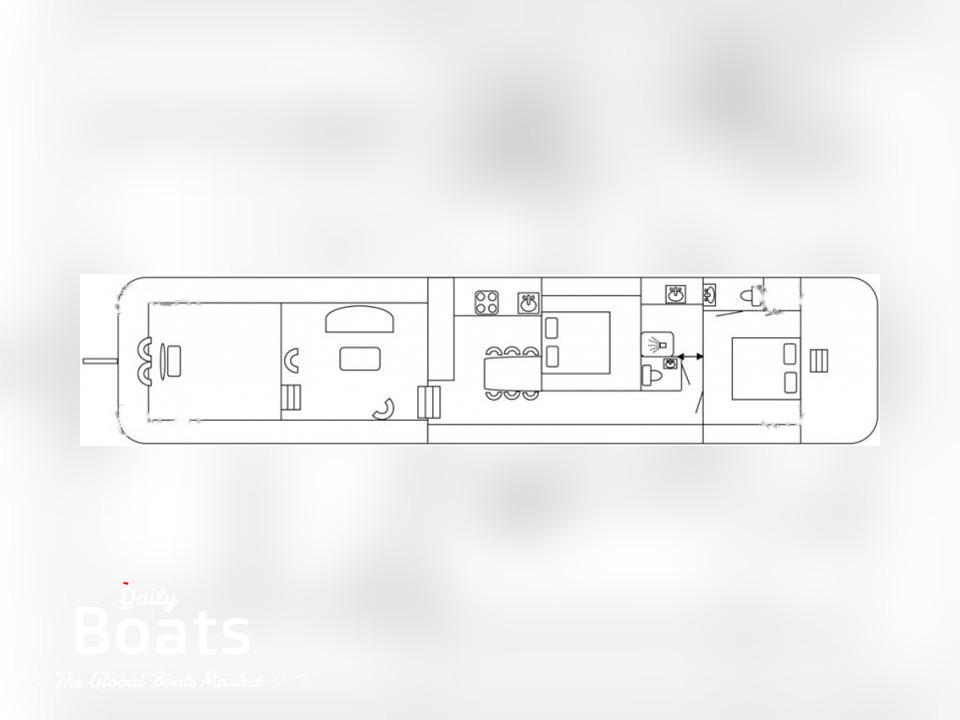 1909 Houseboat Motortjalk 22.20 With Triwv for sale. View price, photos