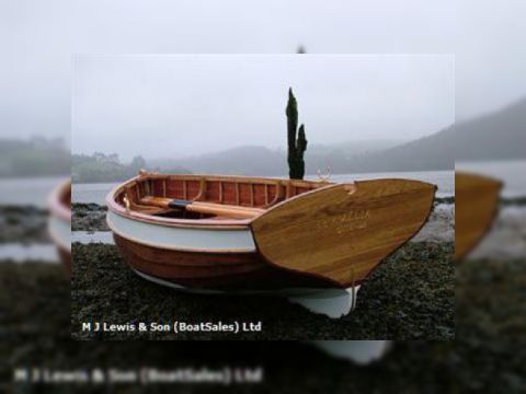  Traditional Varnished Clinker Wooden Dinghies. New
