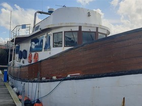 1970 Houseboat 65 Ft Liveaboard Converted Wooden Trawler
