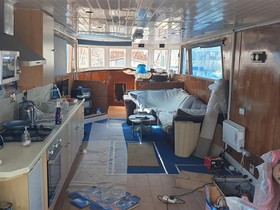 1970 Houseboat 65 Ft Liveaboard Converted Wooden Trawler til salgs