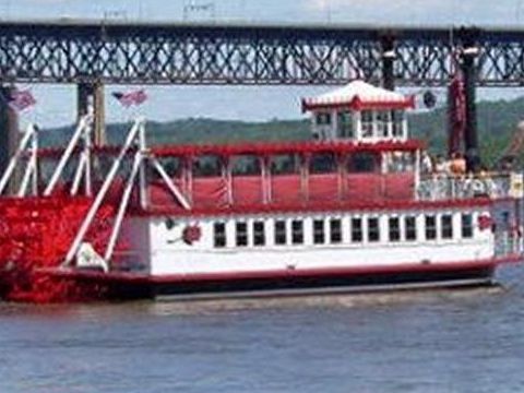 Commercial Boats New Orleans Style Stern Wheeler Passenger Boat Dockside Attraction