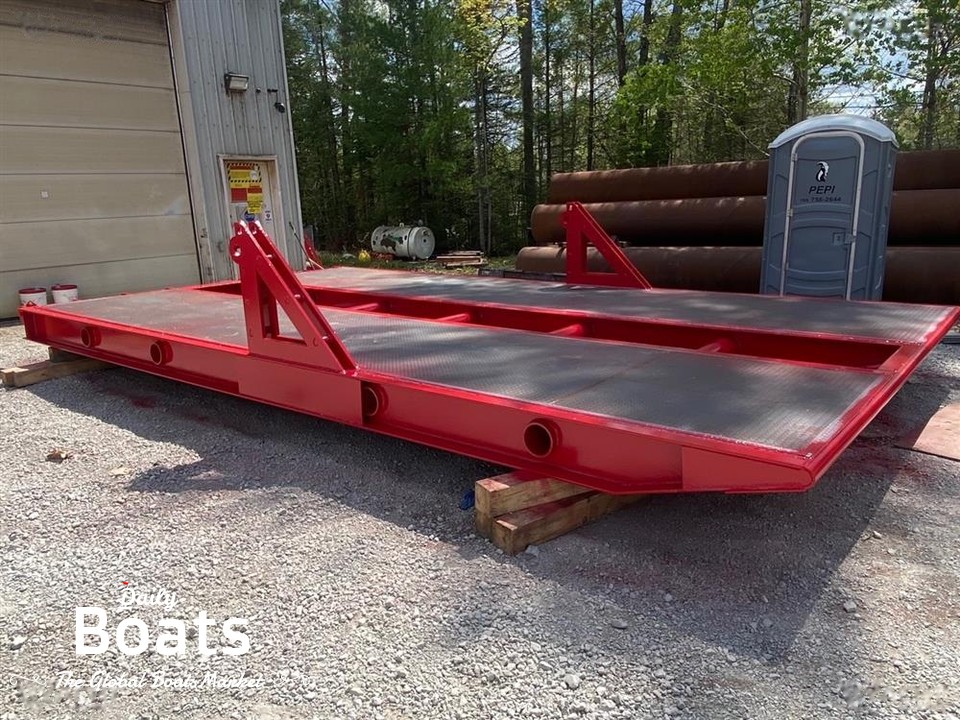 2022 New Build Steel Sectional Barges With Spuds And Hydraulic Ramps for sale. View price