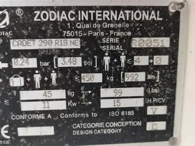 2013 Zodiac Cadet 290 in vendita