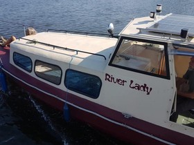 1981 Werft Plaue Eigenbau Riverlady Schnes Wanderboot Mit Wenig