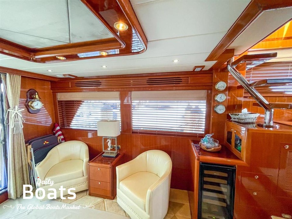 2009 Hampton 580 Pilothouse Motor Yacht for sale. View price, photos