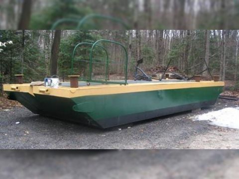  1990 26' X 10' X 3.5' Steel Barge /Used As A Landing Dock