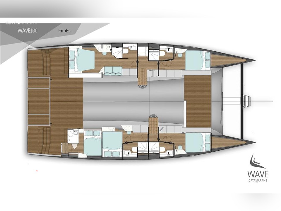 2023 Hussar Yachts Wave 60 Catamaran for sale. View price, photos and