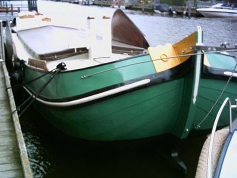 Dutch Barge Skutsje.Tjalk.Crolus