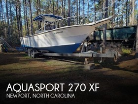 Aquasport 270 Xf
