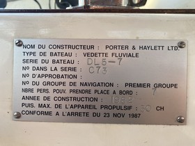 1982 Porter and Haylett Connoisseur Centre Cockpit till salu