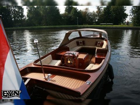  Sloep Polyester Romp.Teak Dek.Mahonie Binnenkuip